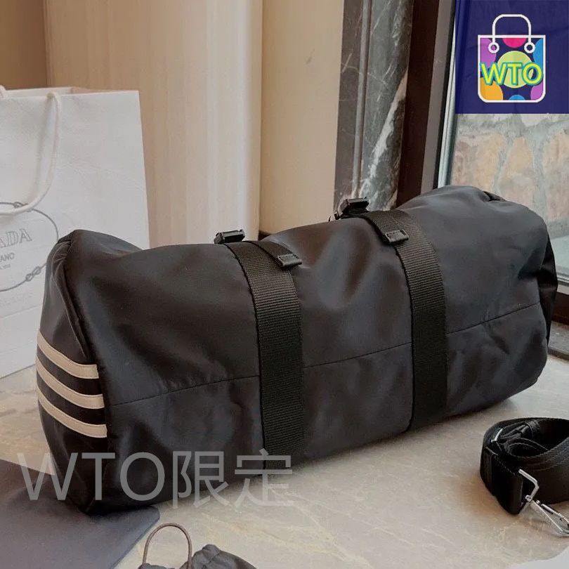 新品】PRADA プラダ × adidas Re-Nylon ダッフルバッグ 黒｜本日