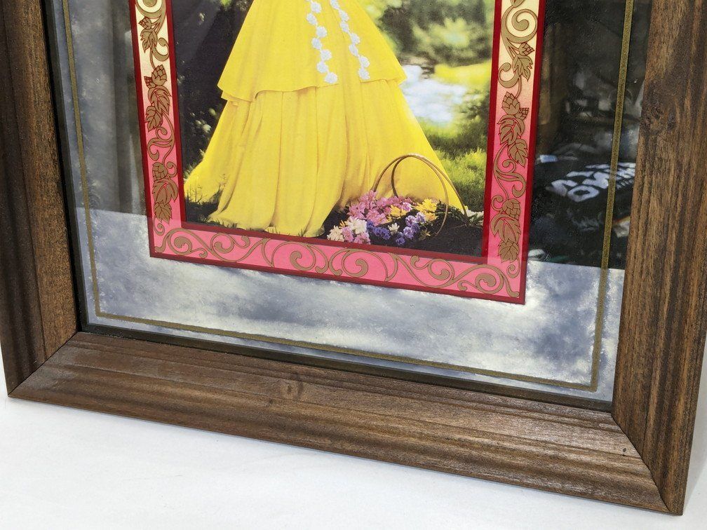 Budweiser バドワイザー パブミラー YELLOW DRESS LADY MIRROR ヴィンテージ Budweiser Vintage mirror Lady in Yellow | #517036539