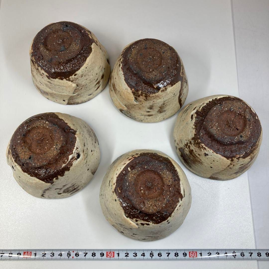 藤岡周平　伊賀刷毛目汲出　共箱　直径11.6㎝　東Y5-0609②トヒカ 藤岡周平 伊賀刷毛目汲出 共箱 直径11.6㎝ 東Y5-0609②トヒカ 藤岡