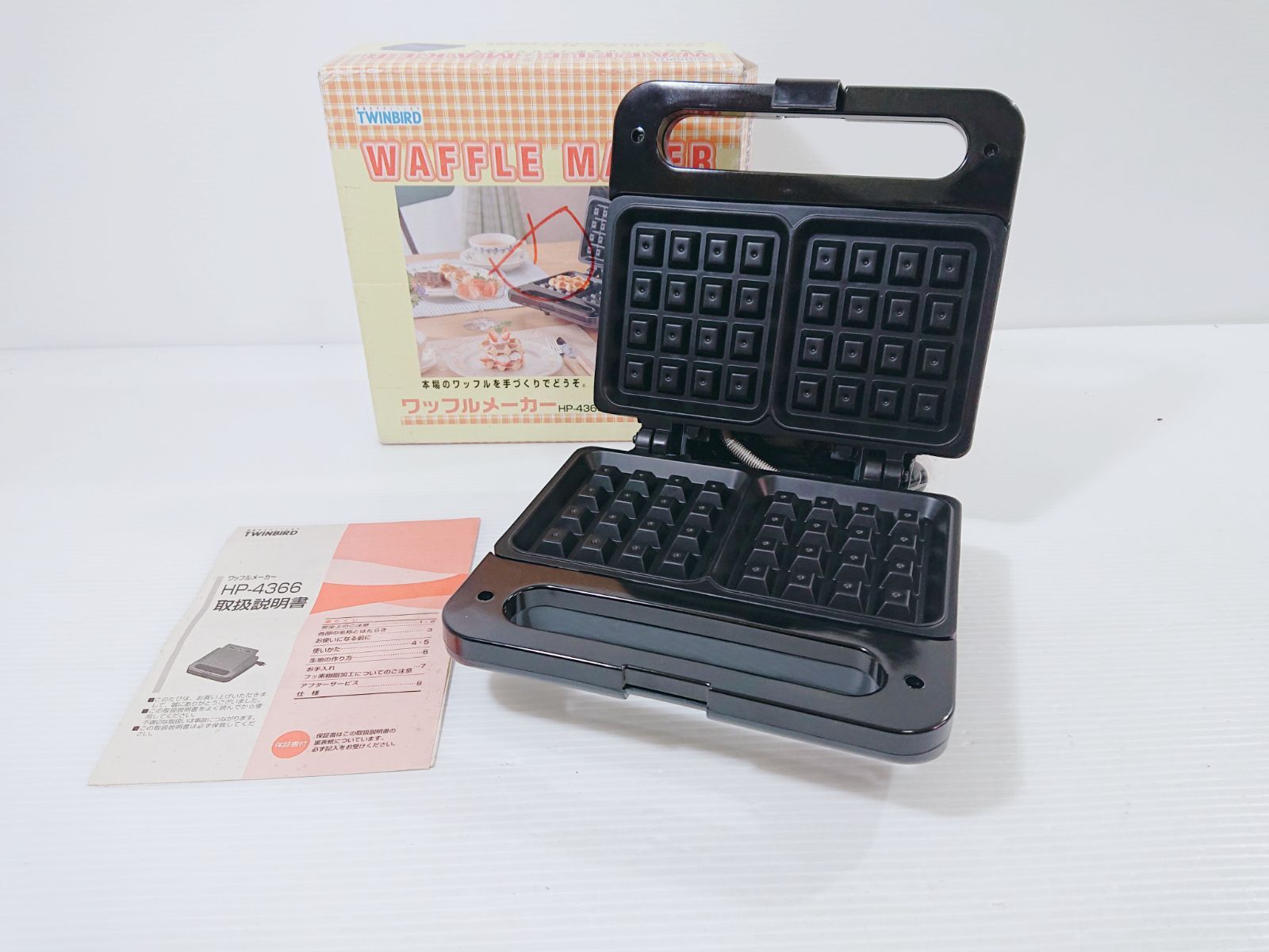 TWINBIRD ワッフルメーカー HP-4366 ワッフルプレート - メルカリ