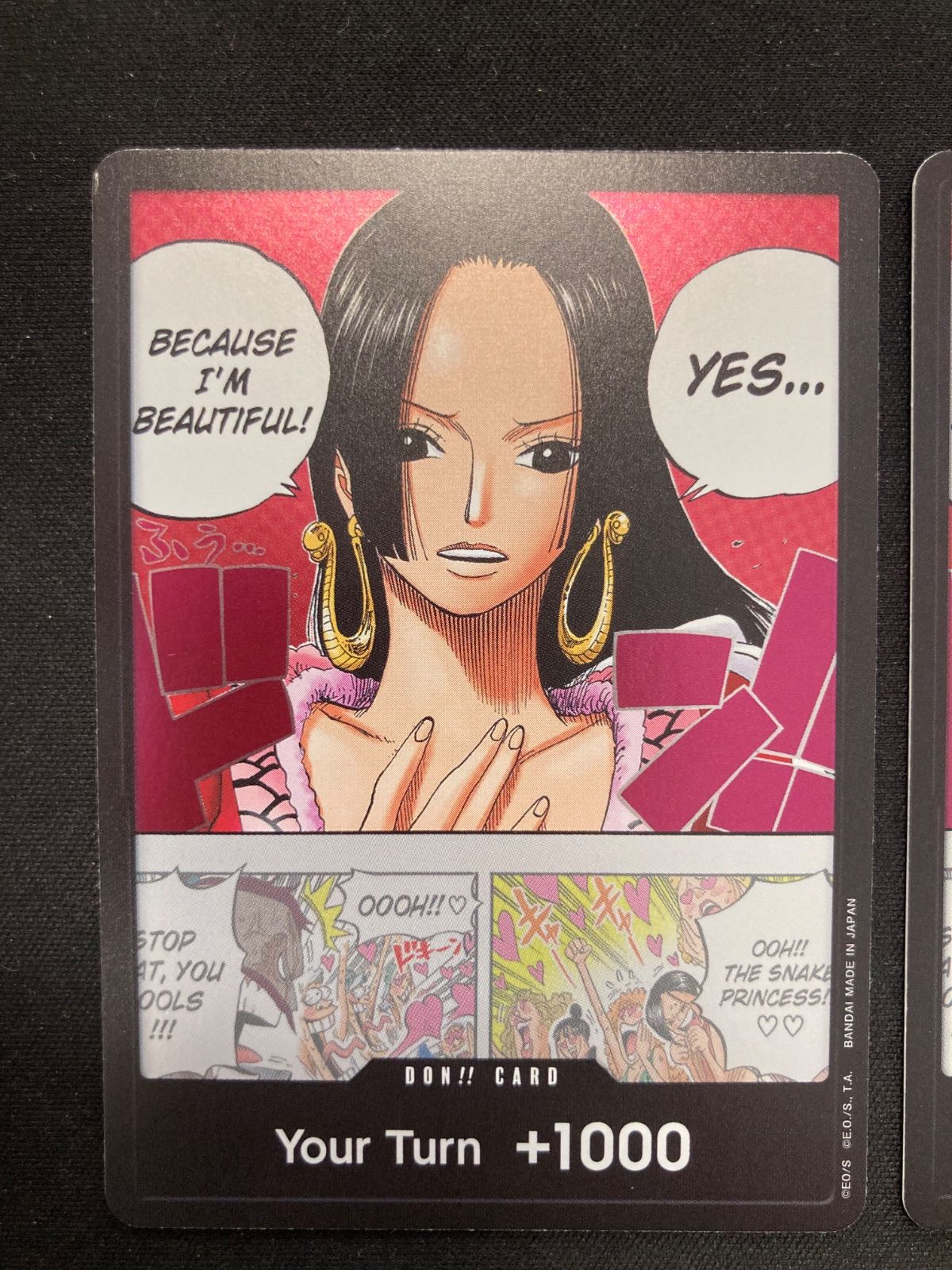 ワンピース ドンカード ハンコック 3枚セット 英語 プロモ A001 - メルカリ