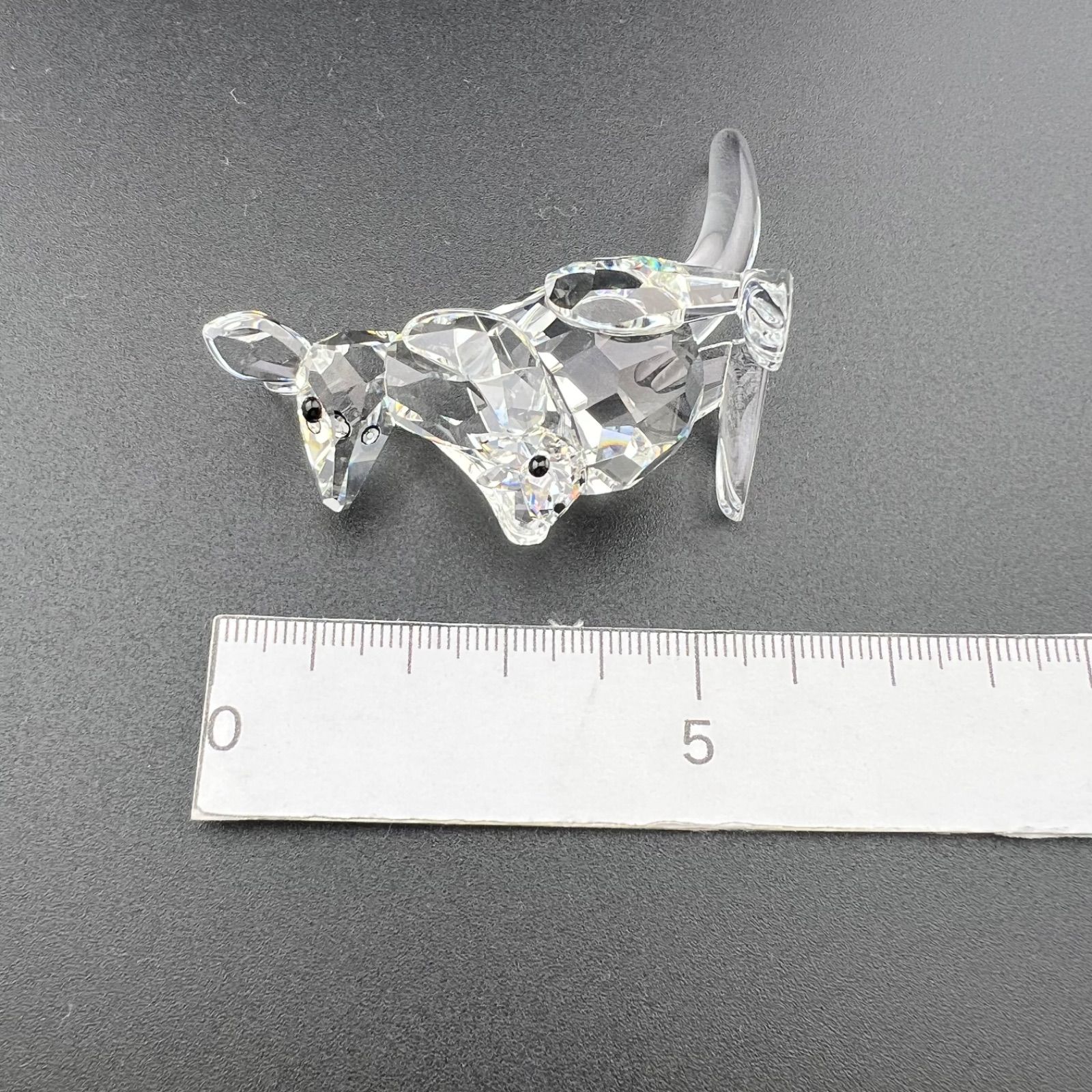 スワロフスキー　カンガルー親子 SWAROVSKI スワロフスキー 置物 動物シリーズ カンガルー 親子