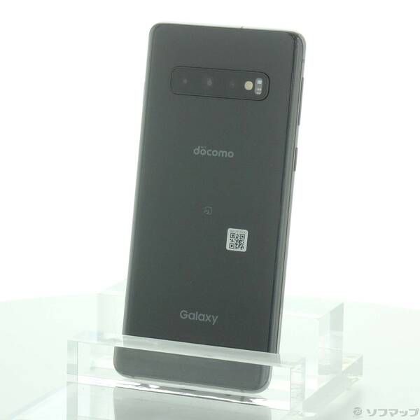 中古品〕 GALAXY S10 128GB プリズムブラック SC-03L docomo