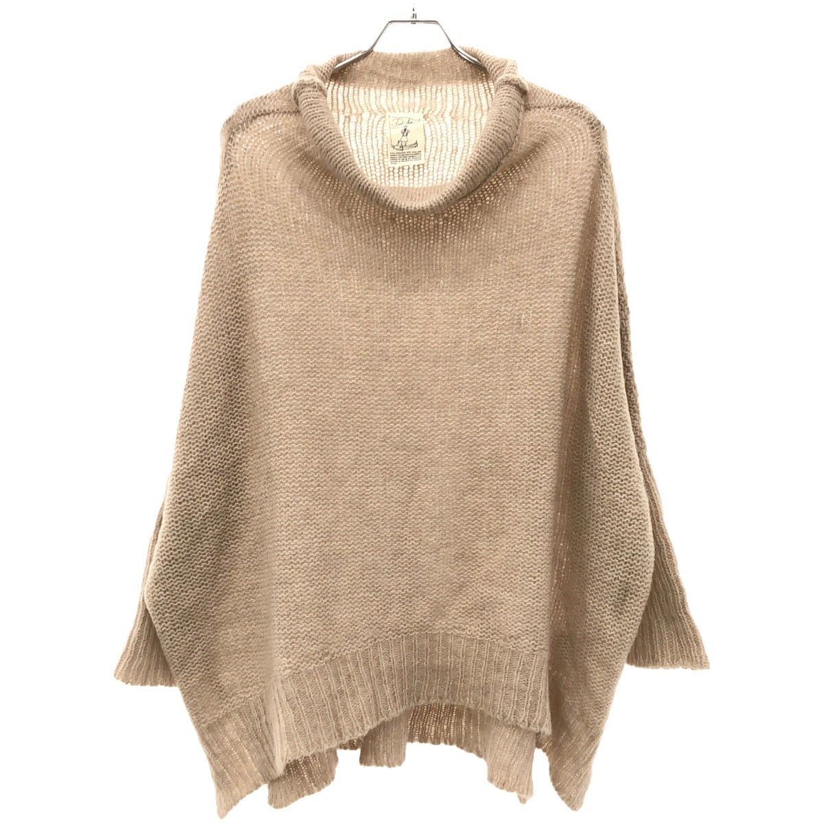 D-due デ ドゥエ 22AW ウールナイロンハイネックニットセーター  ベージュ系 36 D-due デ ドゥエ 22AW ウールナイロンハイネックニットセーター