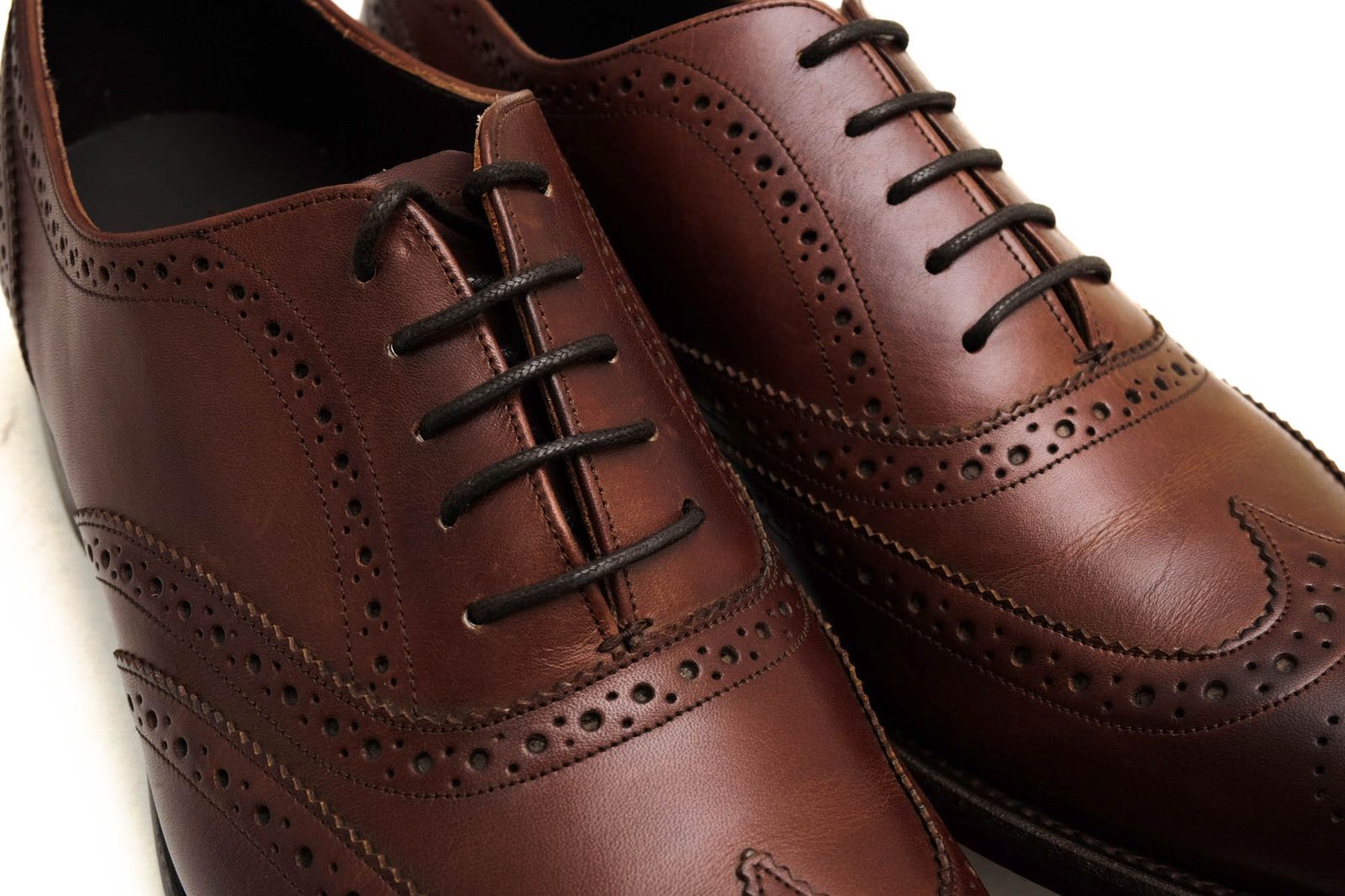 Barker ビジネスシューズ バーカー 4276FW14 CAP OXFORD BROGUE WALNUT CALF あるく 牛革 カーフ  フルブローグ ウイング