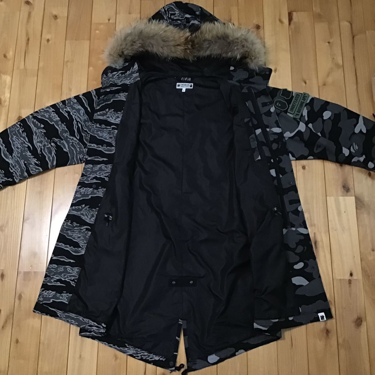 undefeated BAPE M-51 パーカー ジャケット ベイプ ape - メルカリ