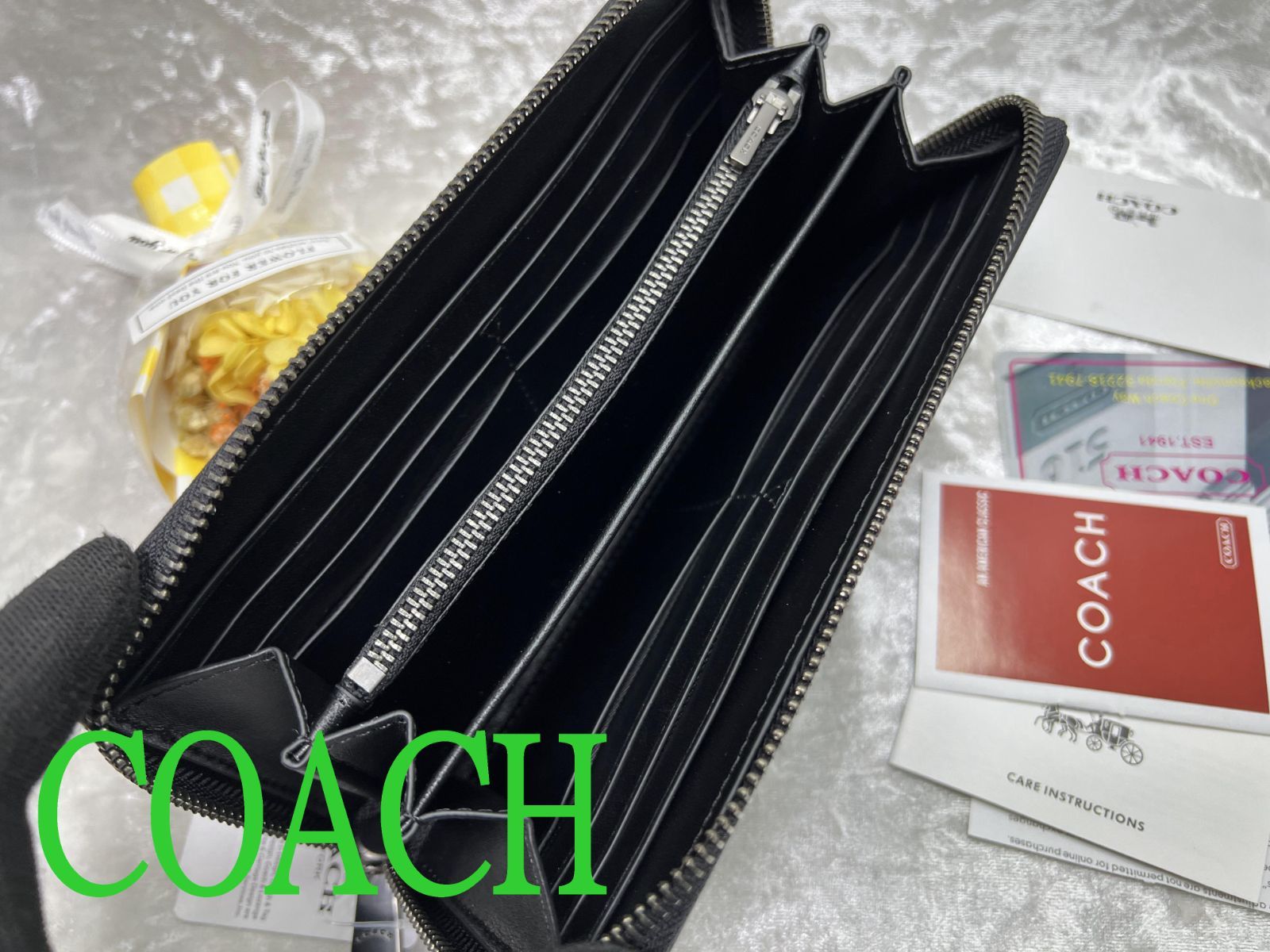 COACH 財布 コーチ 長財布 アコーディオン ウォレット スポーツ カーフ ...