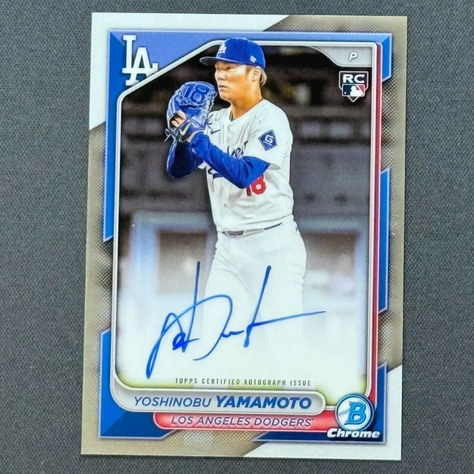 山本由伸 2024 Bowman Chrome CRA-YY RC Auto ドジャース - メルカリ