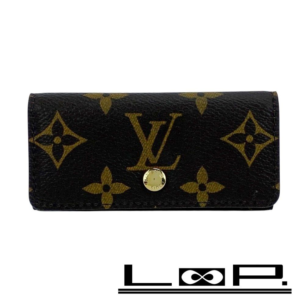 ♥ ルイヴィトン ミュルティクレ 4 キーケース 4連 鍵 ブラウン モノグラム M69517 451027 11