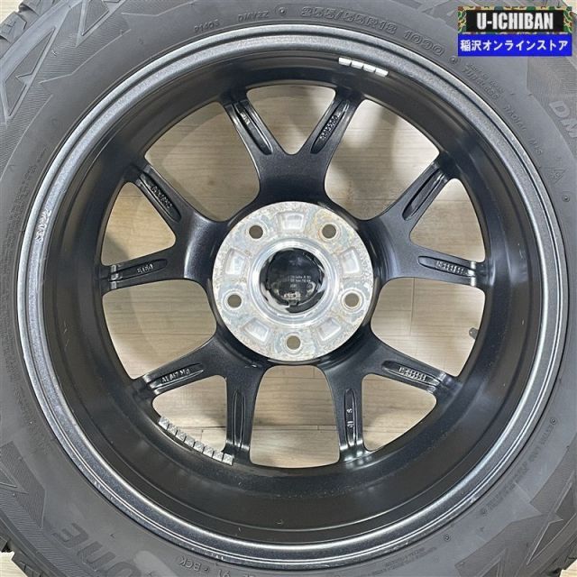 中古品】18インチ スタッドレスタイヤ＆ホイール 255/55R18 カイエン 