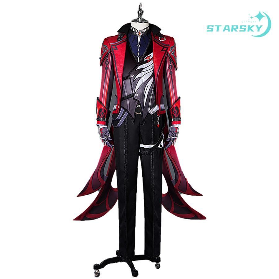 原神 Genshin ディルック ラグヴィンド-スキン コスプレ 衣装 演出服 変装 cosplay 仮装 二次会 イベント パーティー