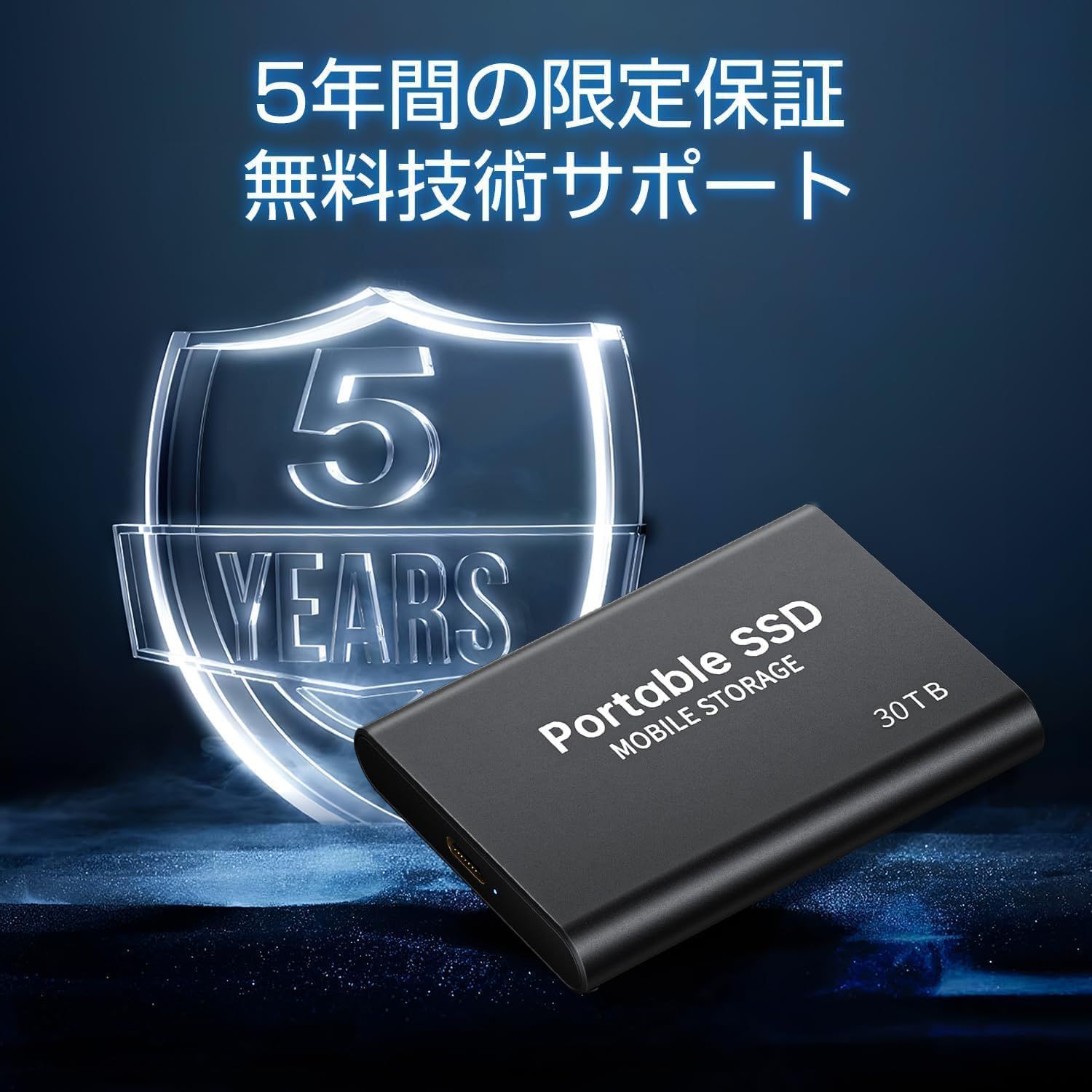 外付け SSD 30TB 高速転送 USB3.2/Gen2【PS4 PS5 Win Mac Pad