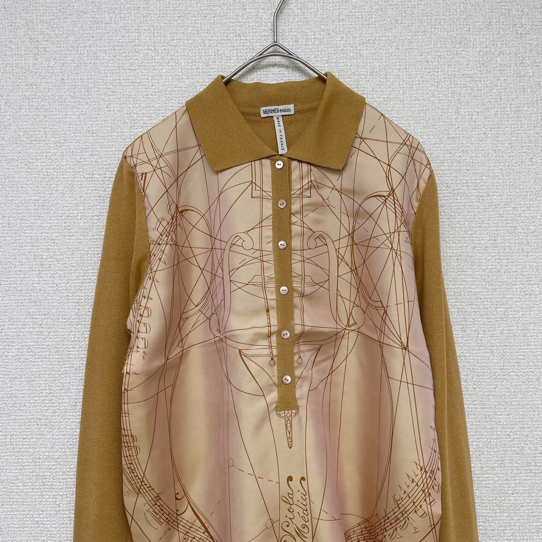 HERMES エルメス シルクブラウス マルジェラ期 お馬の話をして 