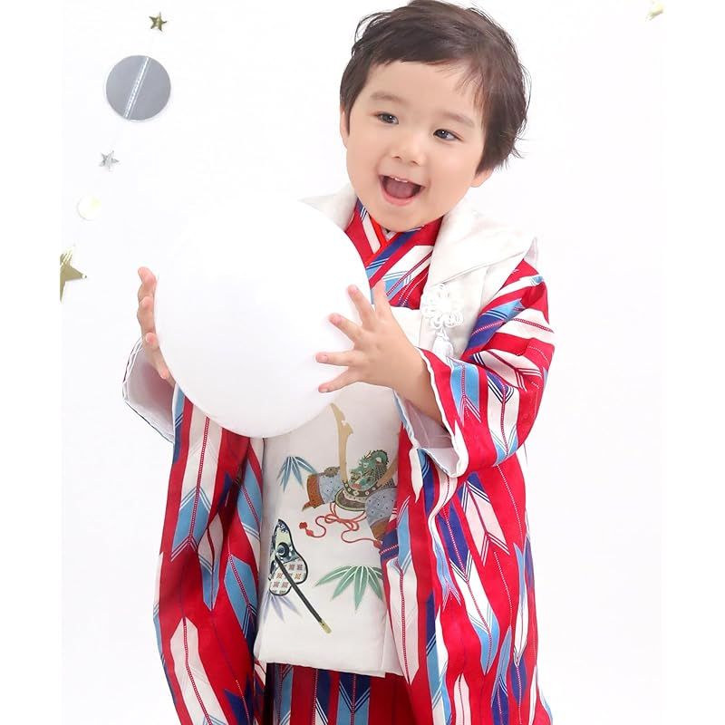 KYOETSU] [キョウエツ] 七五三 3歳 着物 男の子 被布 フルセット