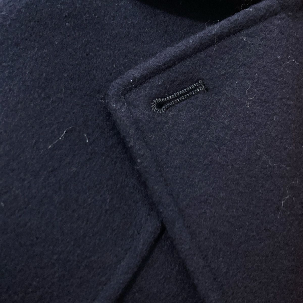 ダークネイビー×黒 長袖|秋|冬