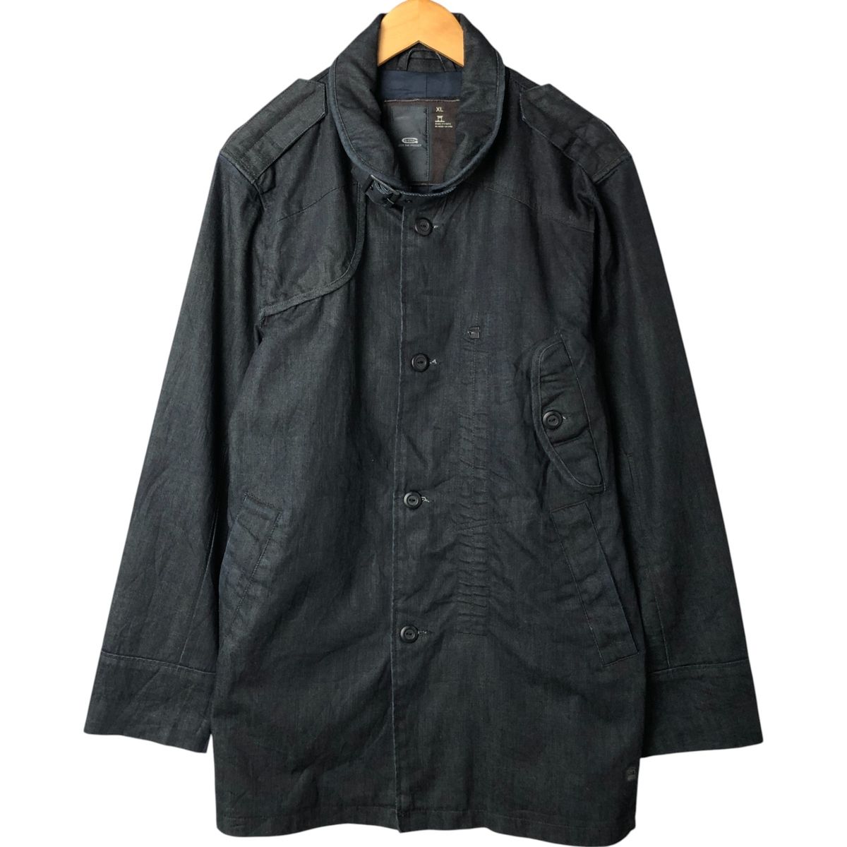 古着 ジースターロゥ G-STAR RAW デニムコート メンズXL相当|eaa544866