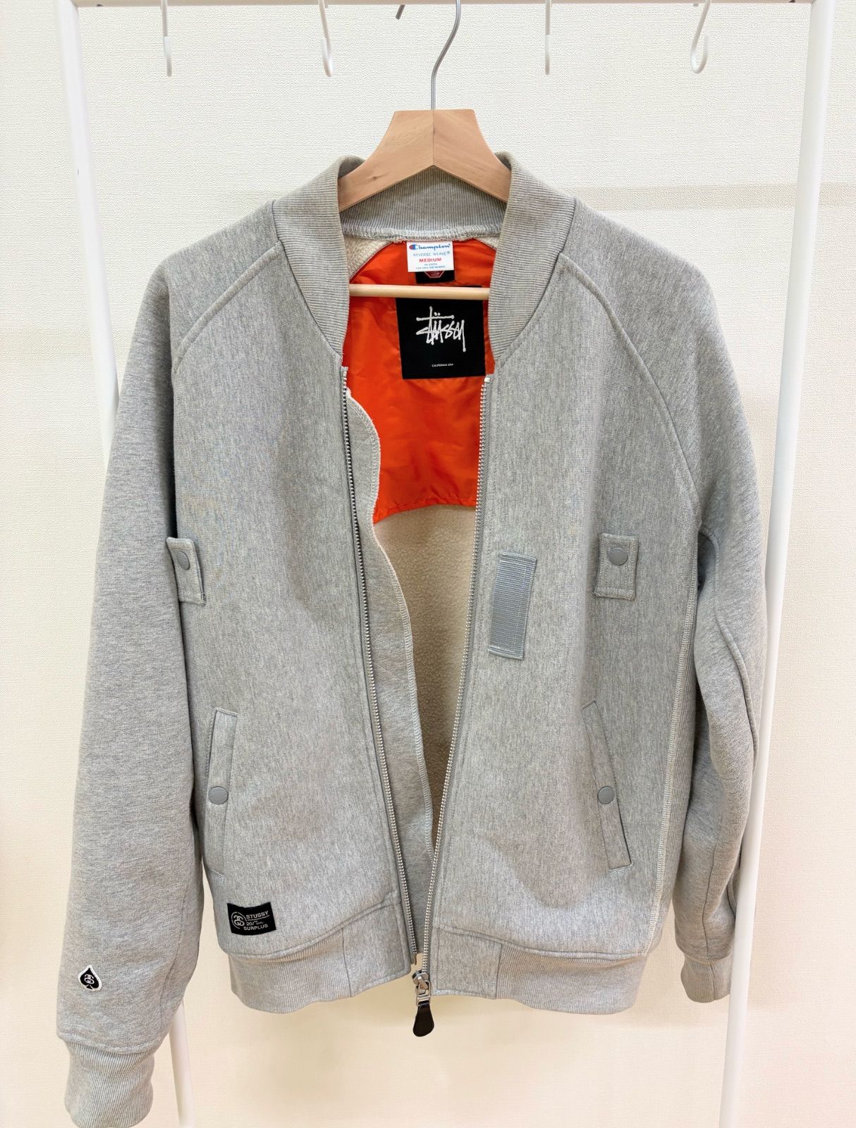 Stussy× Champion MA-1 STUSSY×champion MA-1 - メルカリ