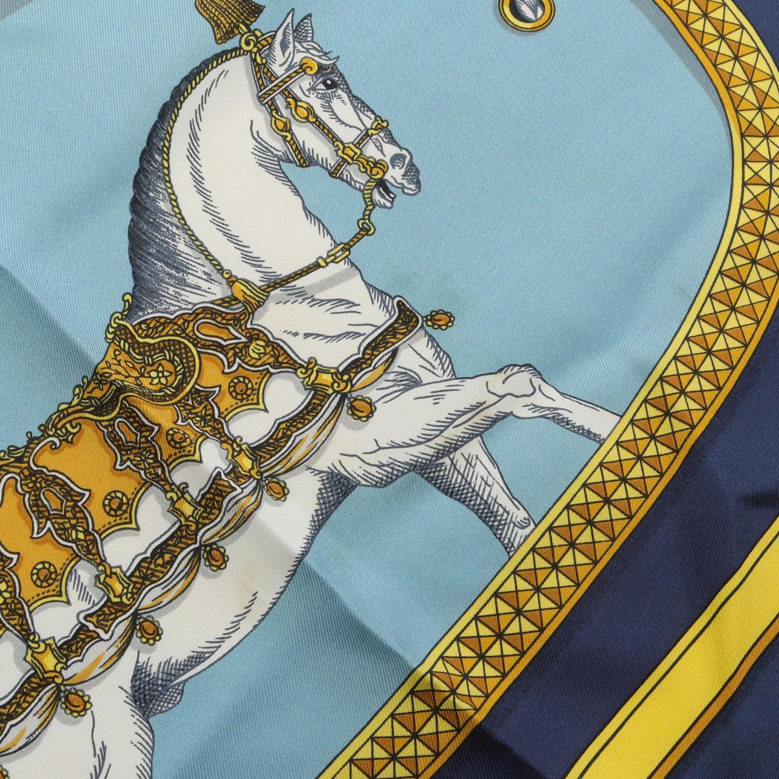 エルメス HERMES スカーフ カレ90 GRAND APPARAT シルク カレ90