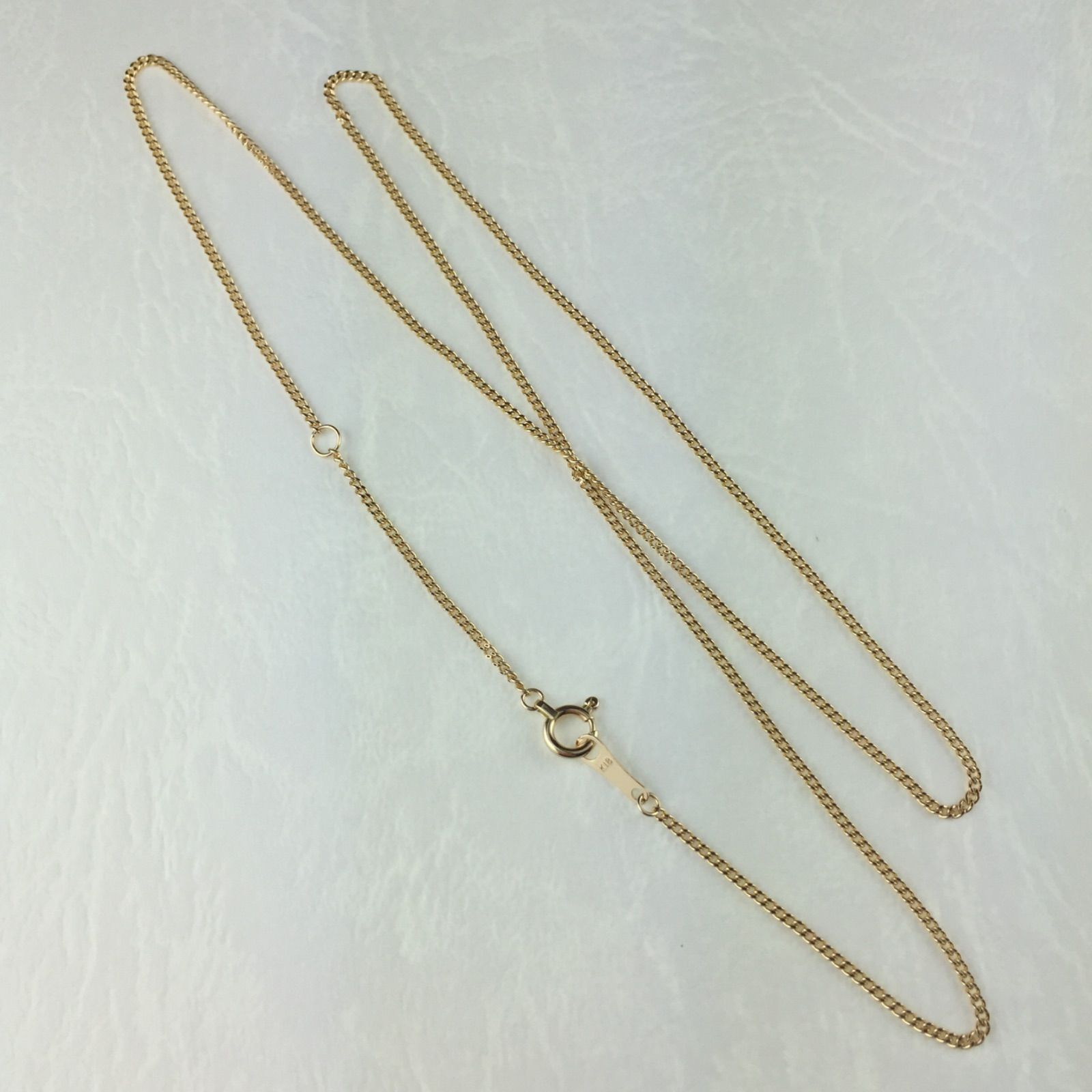新品/造幣局検定刻印入≪日本製/高品質/K18≫ 喜平チェーンネックレス 