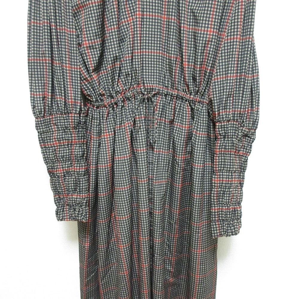 HYKE ハイク　plaid gathered dress M HYKE new arrival | st company takasaki