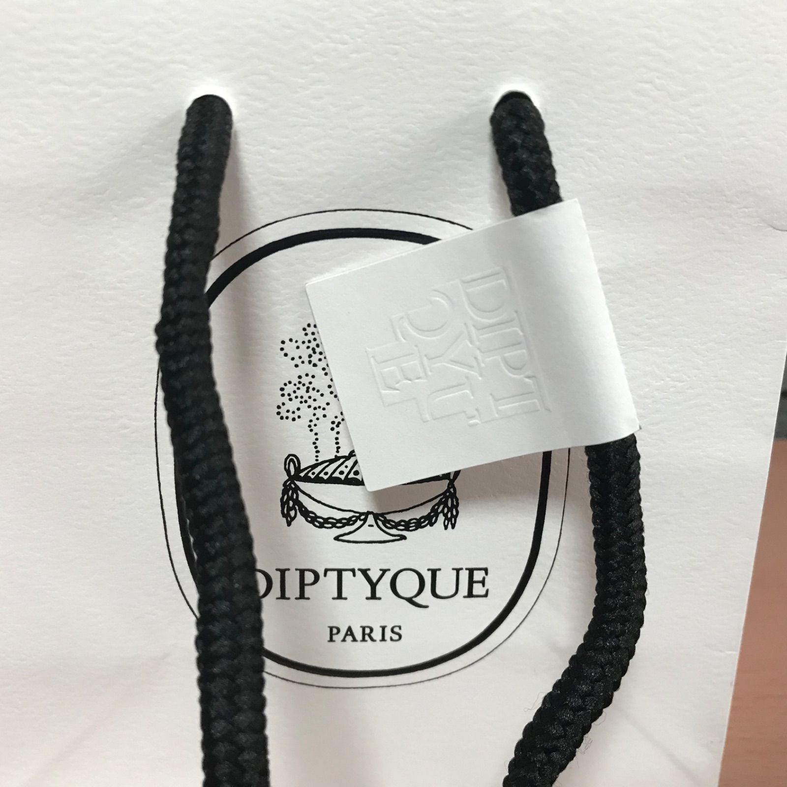 DIPTYQUE ディプティック 小サイズ ショッパー 紙袋 ホワイト