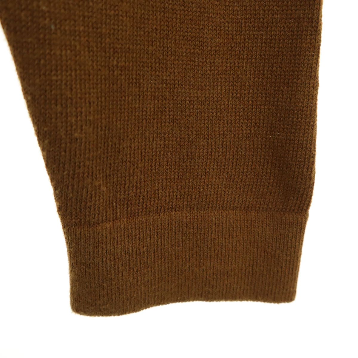 HERMES エルメス イタリア製 オールド 総柄 長袖 ニット切り替え