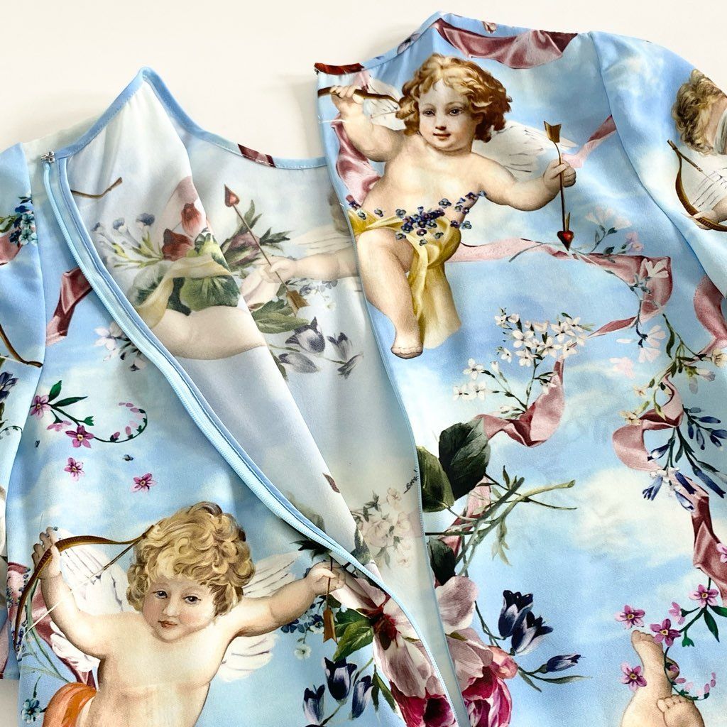64g3 DOLCE&GABBANA ドルチェ＆ガッバーナ 天使 エンジェル 総柄 半袖 