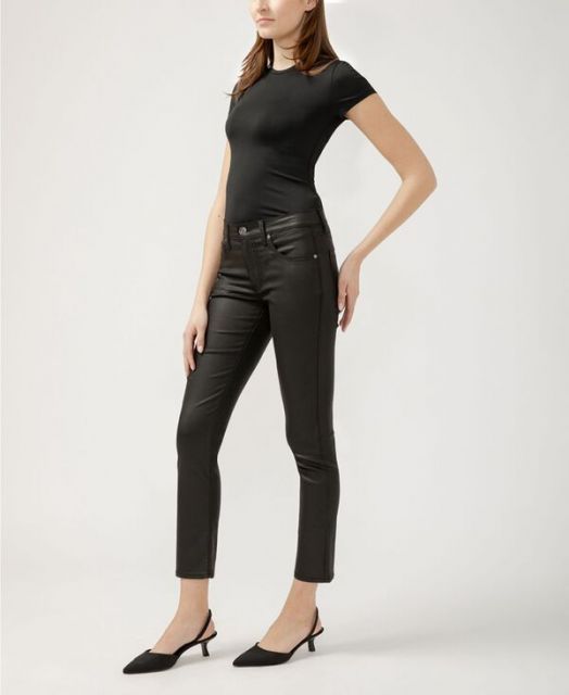 【送料無料】 ジャグ レディース カジュアルパンツ ボトムス Women's Cecilia Mid Rise Skinny Pants Black