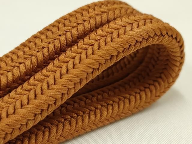 平和屋着物● 上 有職組紐道明 帯締め 冠組 土色 宮内庁御用 国立博物館御用 東京芸術大学御用 AABB3763ay