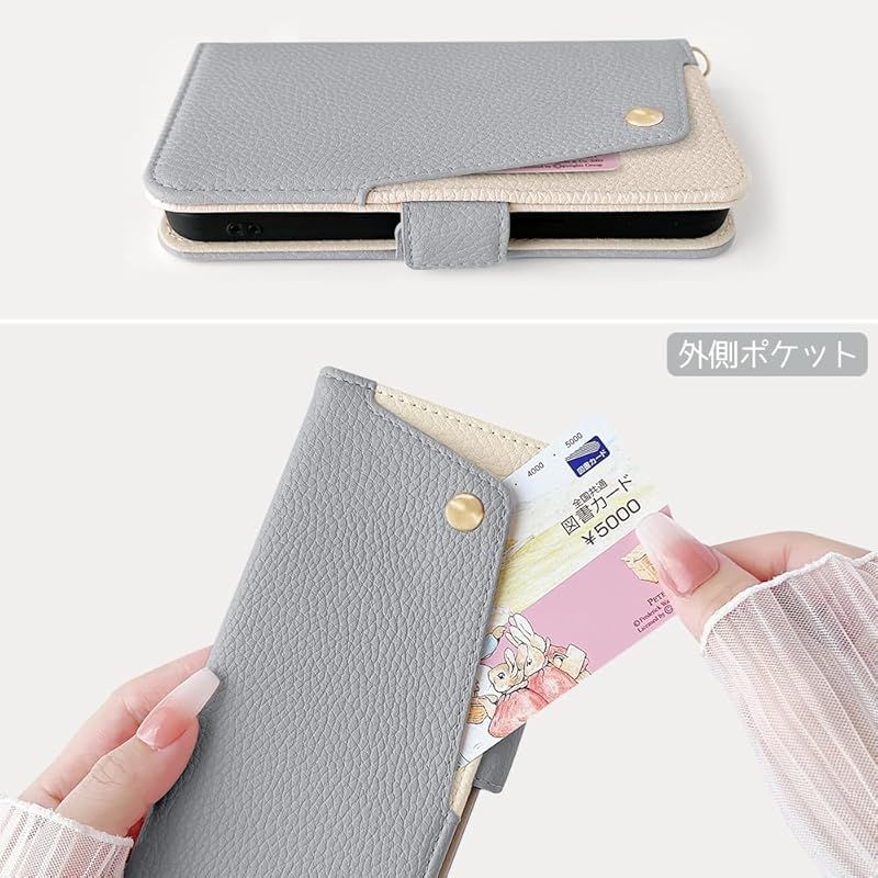 MAGICASE for iPhone SE ケース 手帳型 第3/2世代 iPhone8/7 ケース 手帳型 おしゃれ スマホケース se 女性 iPhone SE3/SE2 ケース 手帳型 シンプル 携帯ケース iphone se PUレザー 衝撃吸収 全