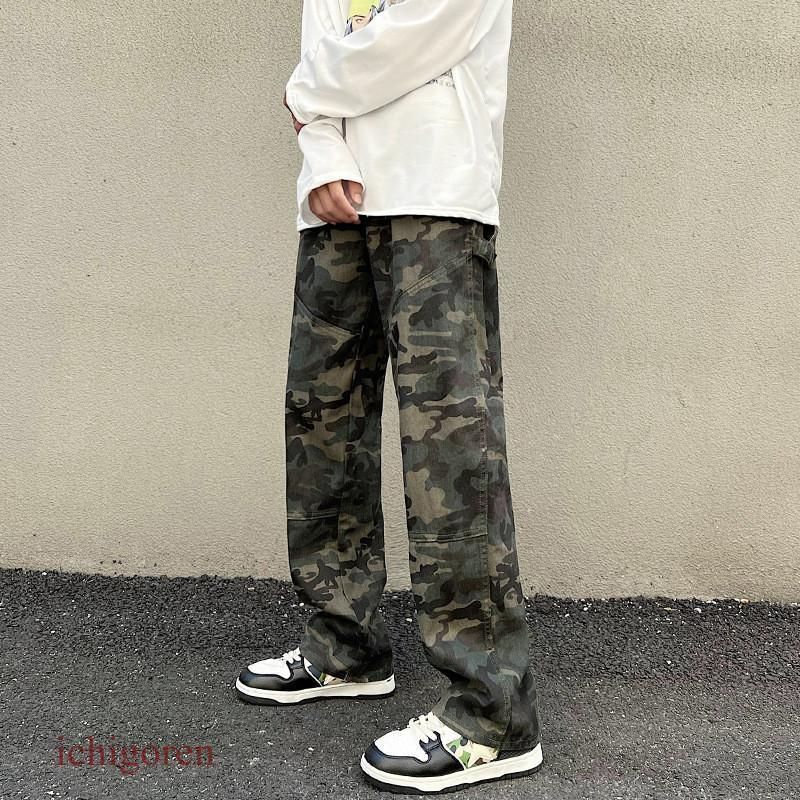み*き様 迷彩 カーゴパンツ カモフラ ワイドデニム 10XL 大きいサイズ み*き様 迷彩 カーゴパンツ カモフラ ワイドデニム 10XL 大きい