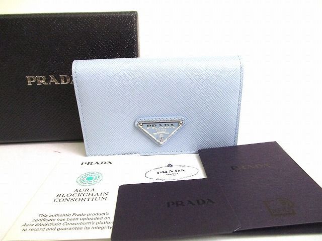 プラダ PRADA サフィアーノ トライアングル レザー 名刺入れ プラダ PRADA サフィアーノ トライアングル レザー 名刺入れ
