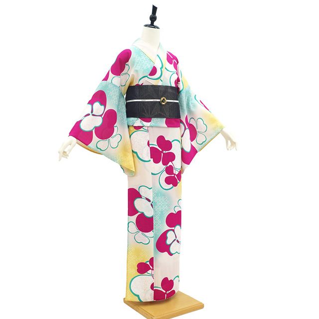 撫松庵 未使用 お仕立て上がりポリエステル着物 未使用品】撫松庵 絵羽