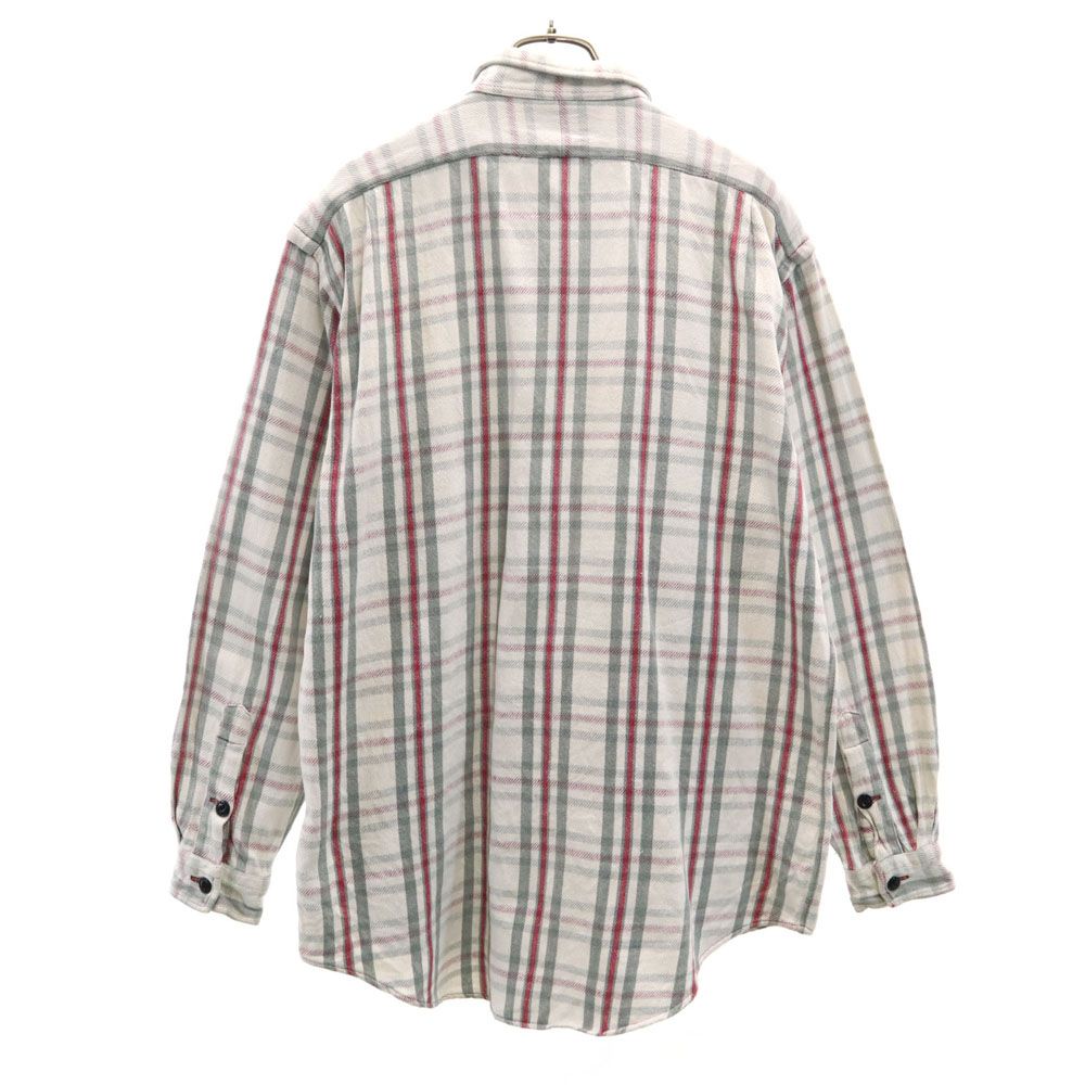 RRL 90s 初期タグ 赤3星 オールド チェック柄 長袖 シャツ M グレー系
