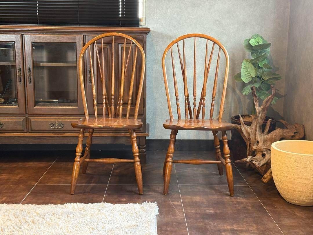 柏木工 KASHIWA ウィンザーチェア フープバックチェア アンティーク NZ