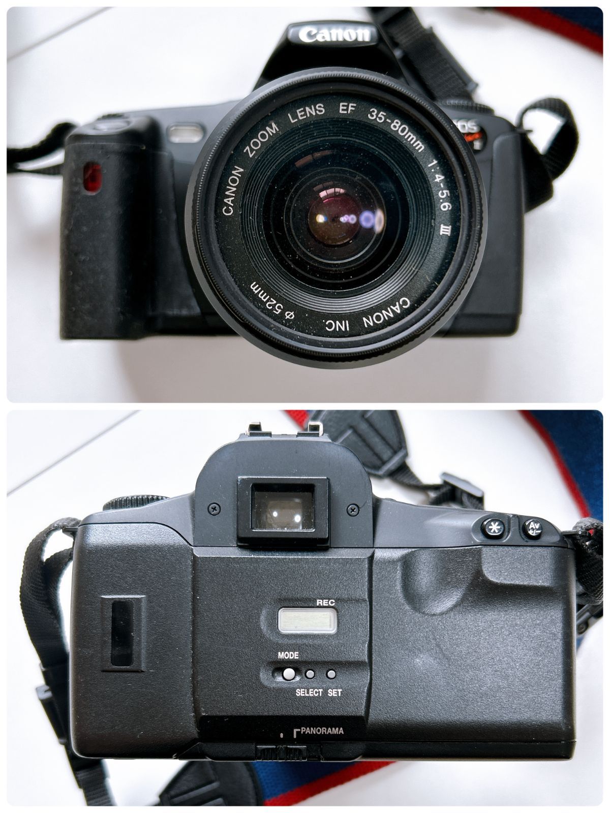 キャノン EOS Kiss Ⅲ フィルム 一眼レフカメラ ブラック 黒 レンズ