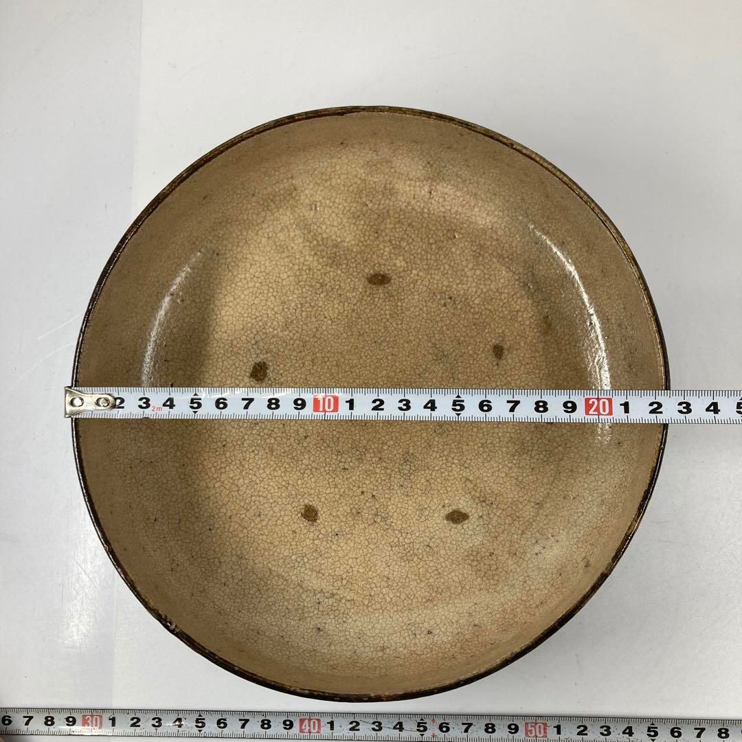 江戸時代 鼠志野 大蓋物 直径12.8㎝ タサニ 東な6-1206① - メルカリ