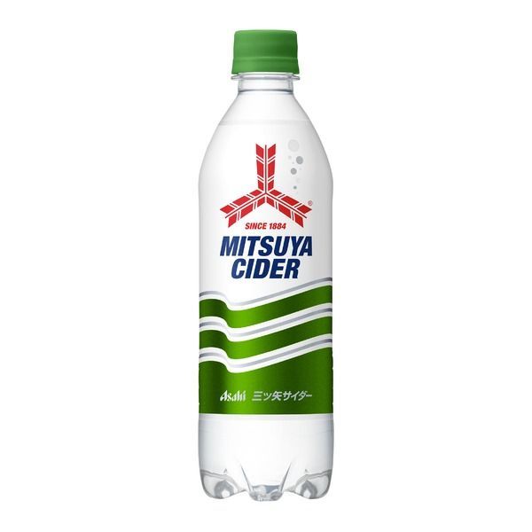 【まとめ買い】アサヒ 三ツ矢サイダーピュアボトル ペットボトル 500ml×24本（1ケース）【代引不可】