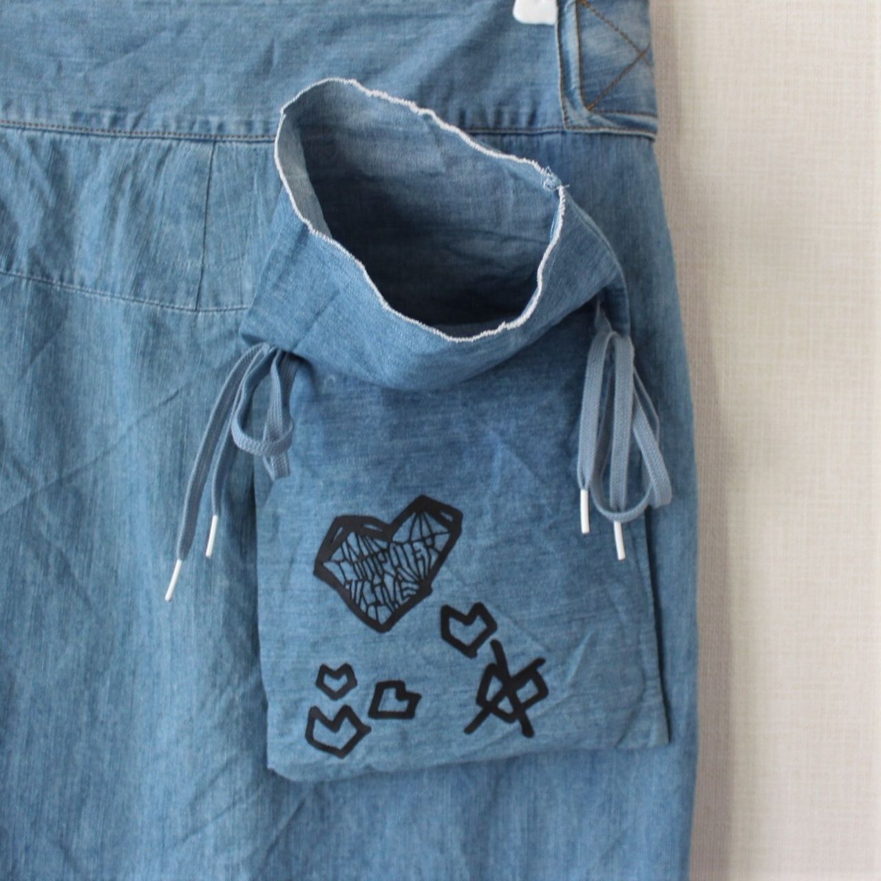 BERNHARD WILLHELM ベルンハルトウィルヘルム ライトオンスデニム 変形