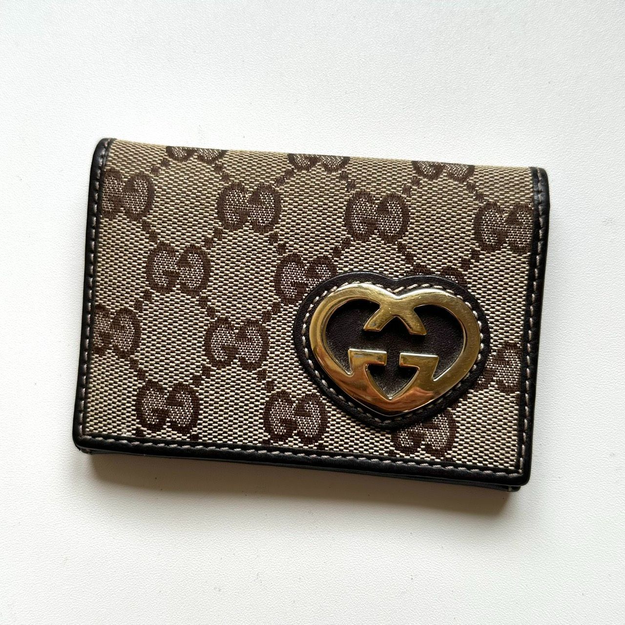 グッチ GUCCI グッチシマ 名刺入れ ラブリーハート - メルカリ