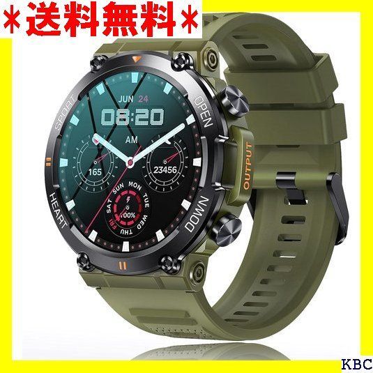 ☆ スマートウォッチ 202新春初売り 軍用規格 通話 Smart Watch 1.39