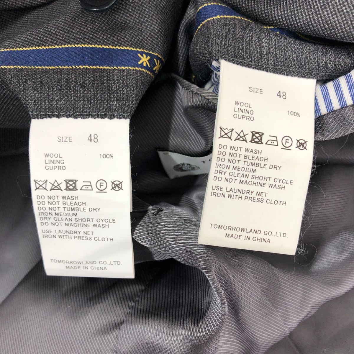 TOMORROWLAND PILGRIM トゥモローランドピルグリム サイズ:48