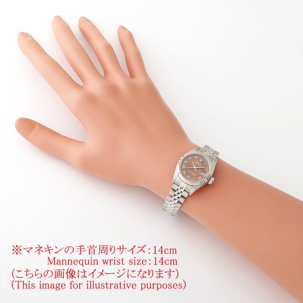 CITIZEN 時計 ロレックス デイトジャスト 79174 ピンク ローマ K番 中古