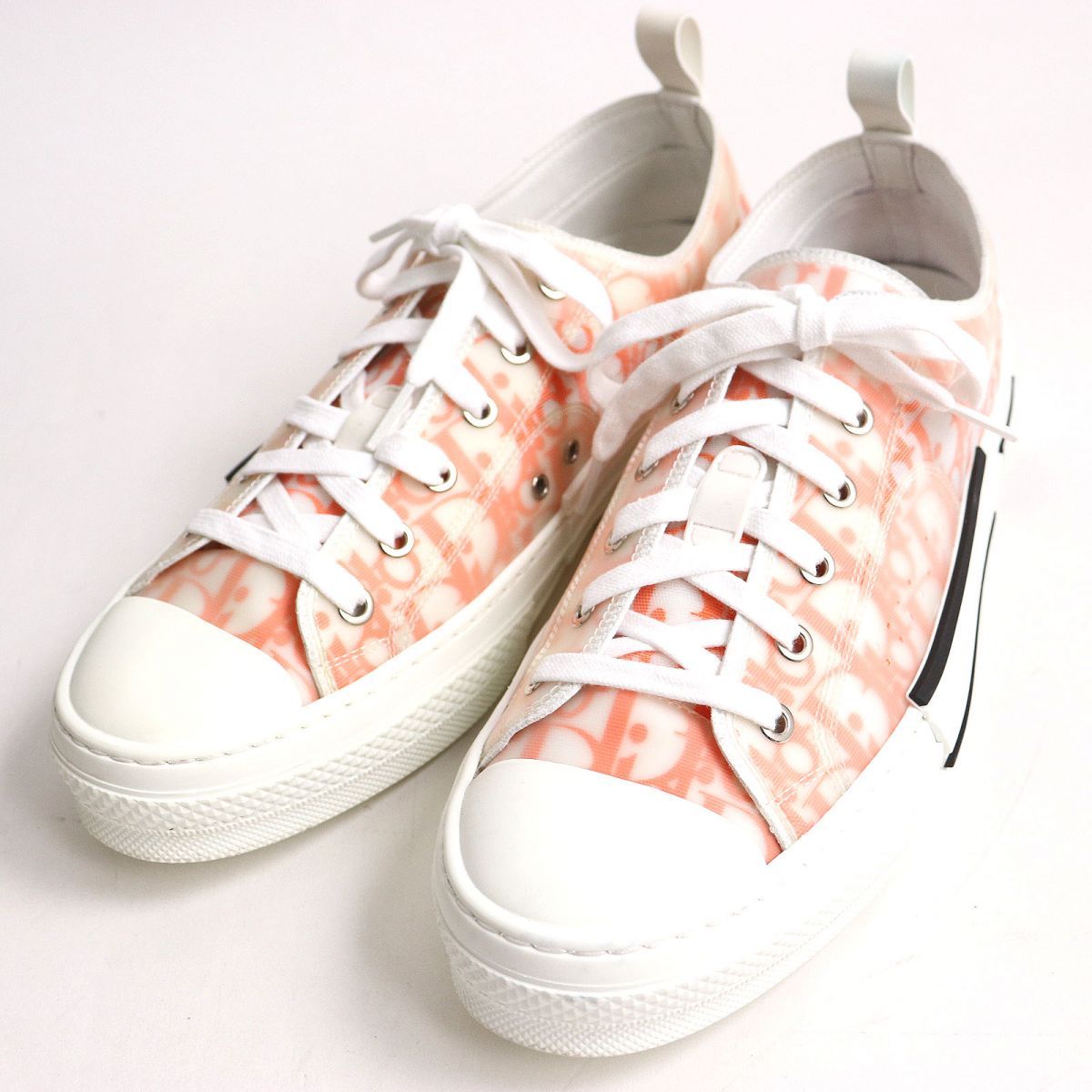 美品◇DIOR ディオール B23 オブリーク キャンバス ロートップ