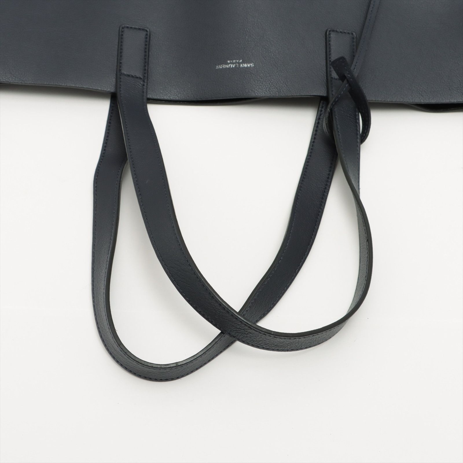 極美品 現行型 サンローランパリ YSL ショッピング バッグ レザー 