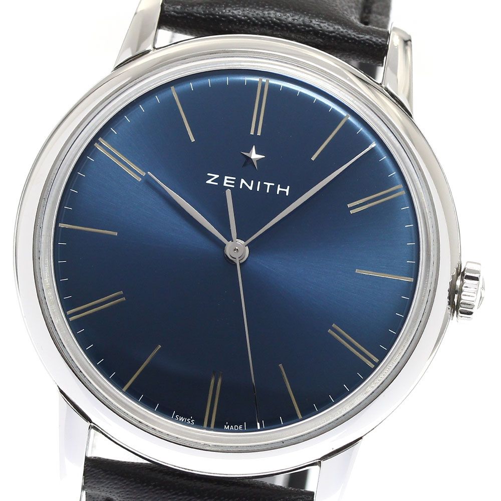 ゼニス ZENITH 03.2290.679|51.C700 エリート シースルーバック 自動巻き メンズ 箱 保証書付き_910098