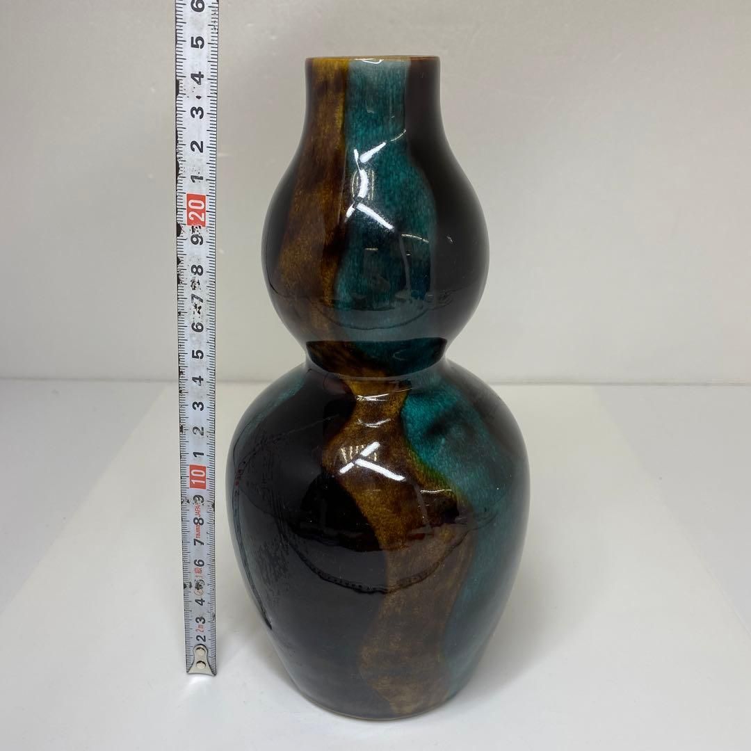 初代　九谷八十吉　花瓶　高さ約24.3㎝　トヒチサ　東さ6-1201② 初代 九谷八十吉 花瓶 高さ約24.3㎝ トヒチサ 東さ6-1201② - メルカリ