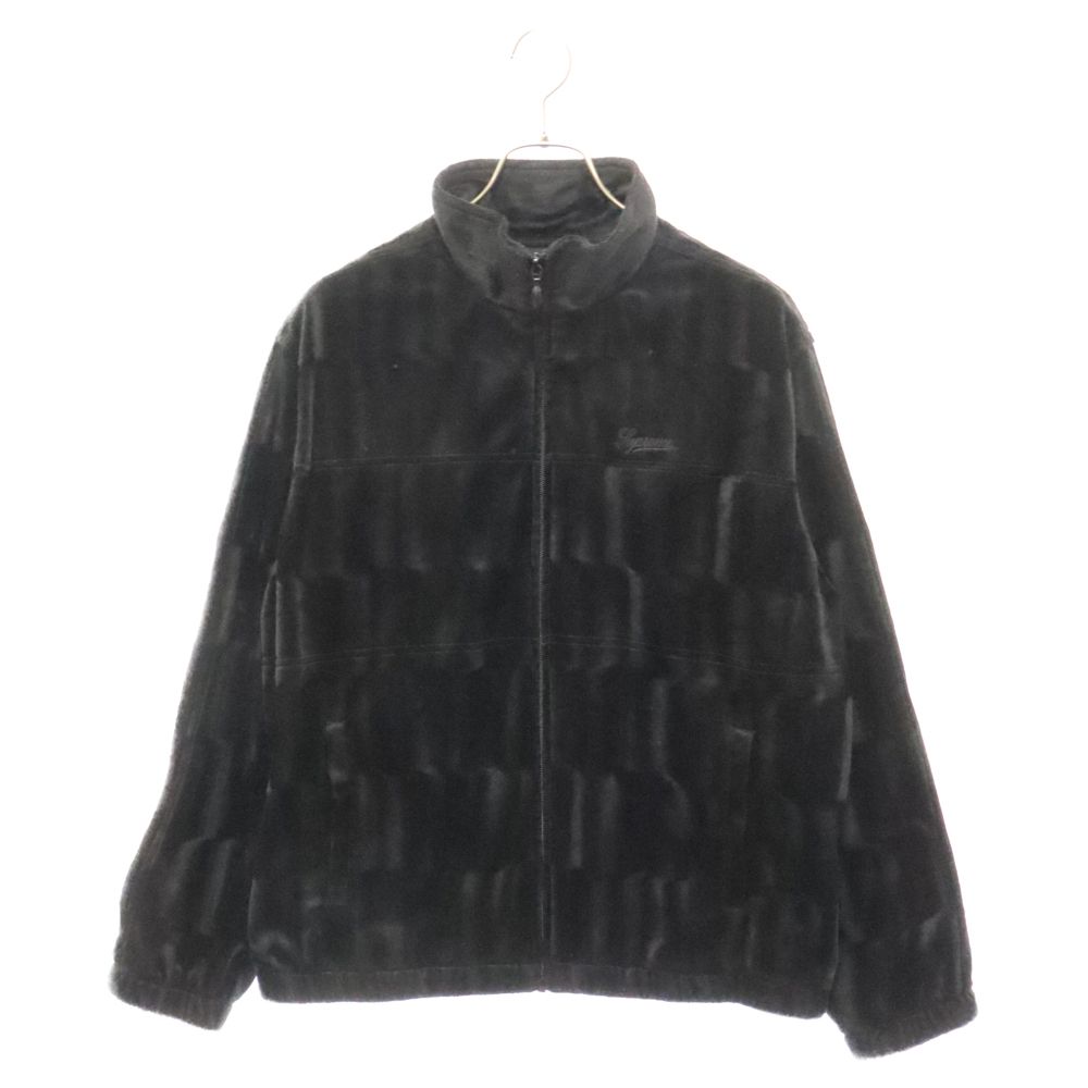 SUPREME (シュプリーム) 21AW Velour Track Jacket ロゴ刺繍ベロア