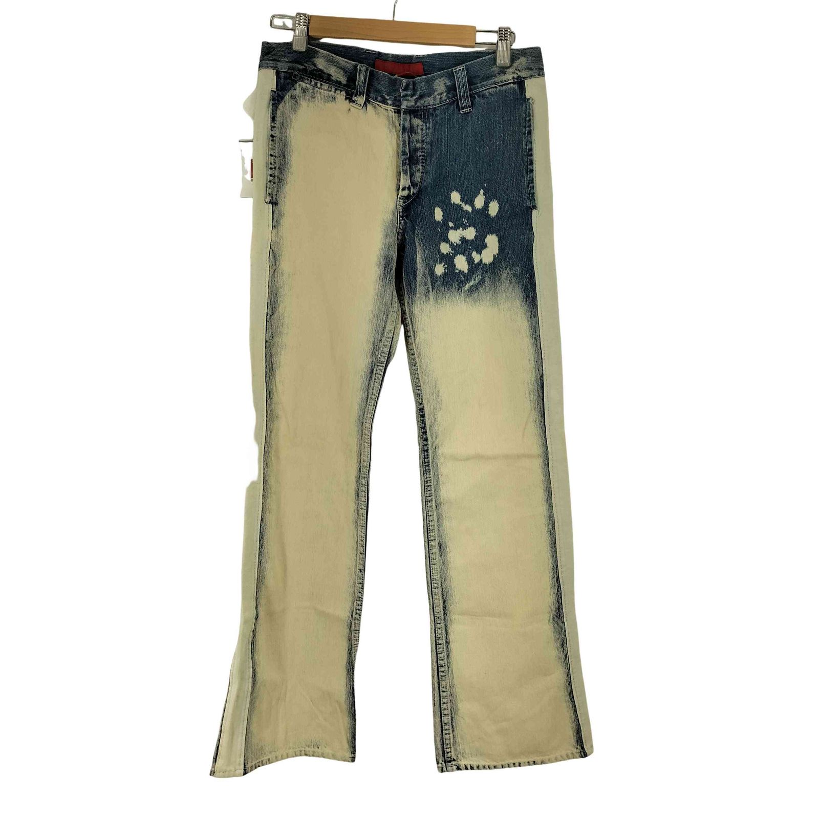 フレンチコネクション FRENCH CONNECTION FCUK JEANS ブリーチ加工ブーツカットデニムパンツ メンズ  28