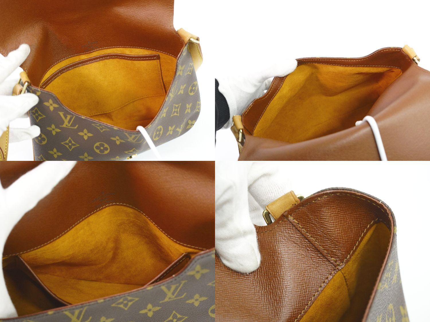 本物 ルイヴィトン LOUIS VUITTON LV ミュゼットタンゴ ショート ...